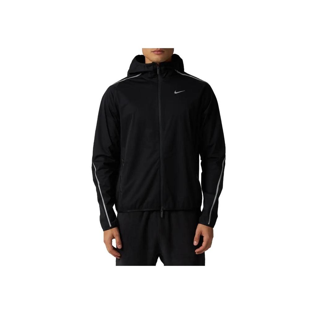 Nike X Nocta Collab FW23 High Collar Hooded Zip Pocket Reflective Material Jacket Unisex Jacket Black DV3662-010