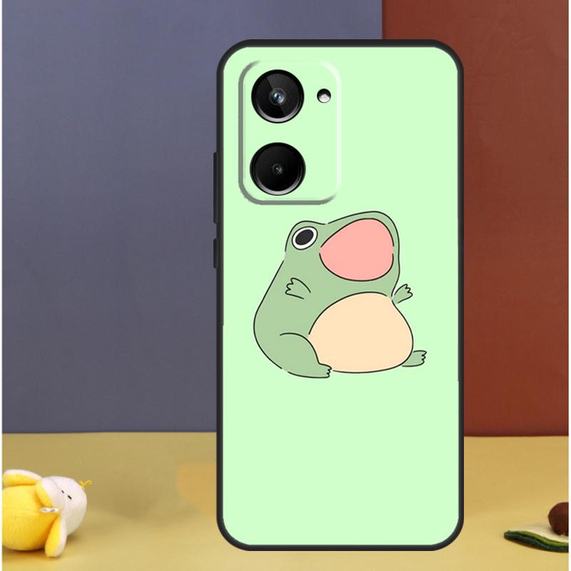 Cute Green Frog For Realme 15 Pro GT7 10 11 12 13 14 Pro Plus C67 C65 C63 C61 C55 C53 C51 C35 C71 C75 Case