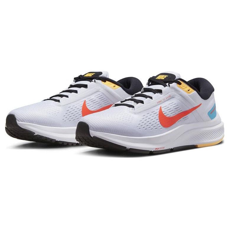 Nike Air Zoom Structure 24 White Picante Красные женские кроссовки Черные DA8570-107
