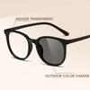 Vintage Square Photochromic Sunglasses for Men Women UV400 Retro Oversized Sun Glasses Fashion Accessories