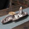 1pc Waterfall Backflow Incense Burner Handmade Incense Stick Censer Incense Coil Holder Fountain Home Decor (Without Incense)
