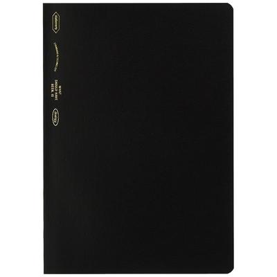 Блокнот Nitoms STALOGY, A5, в клетку, на полгода, черный, S4108
