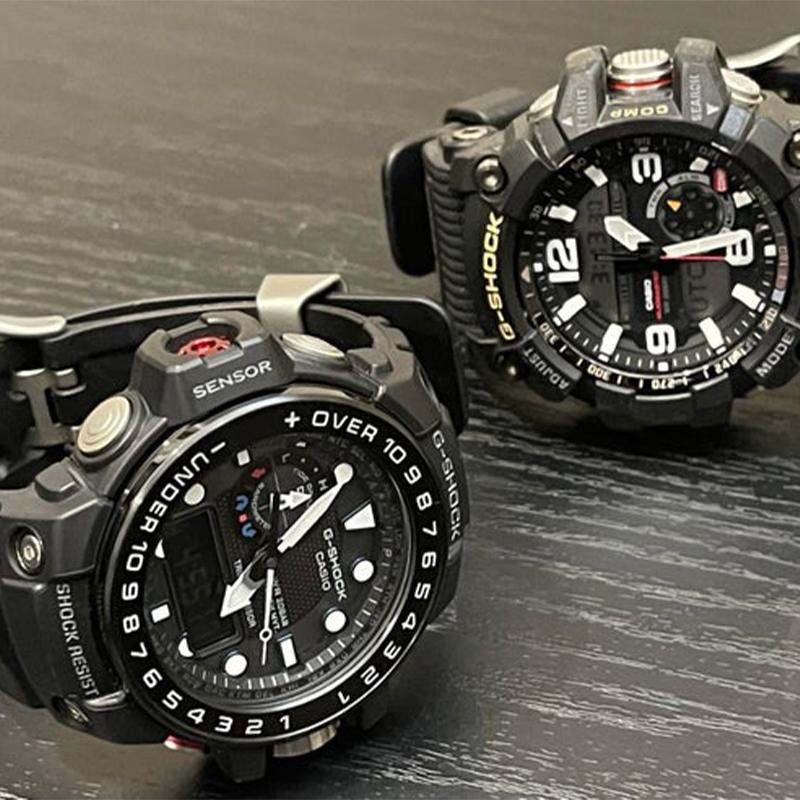Casio Мужские часы MASTER OF G-SEA Серия Черные GWN-1000B-1A GWN-1000B-1A