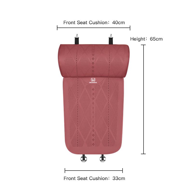 Nappa Leather Leg Support Seat Pad Car Seat Accessories For Honda Civic Odyssey Vezel 5th City Pilot B-series D-series H-series AS9