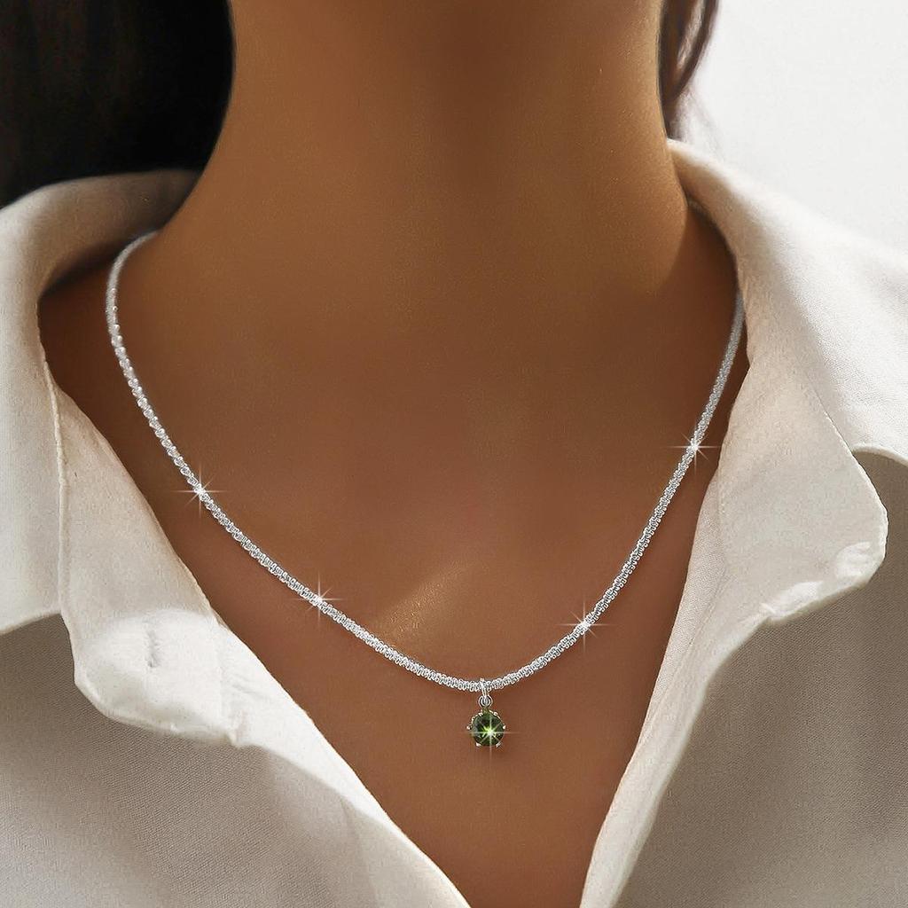 Серебряное женское ожерелье-цепочка с кулоном-крестом, гипоаллергенное ожерелье в подарок