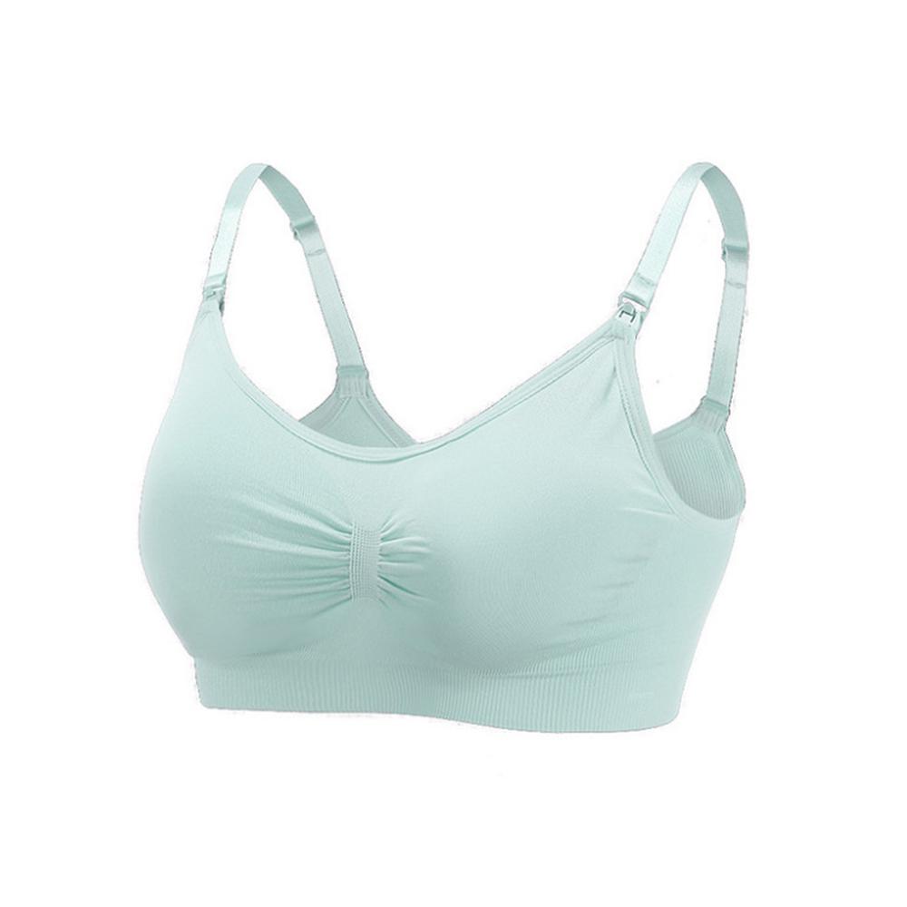 Бесшовный бюстгальтер для кормления грудью с передней пряжкой без стального кольца, послеродовой бюстгальтер для беременных женщин, нижнее белье, тип регулировки бюстгальтера для кормления грудью