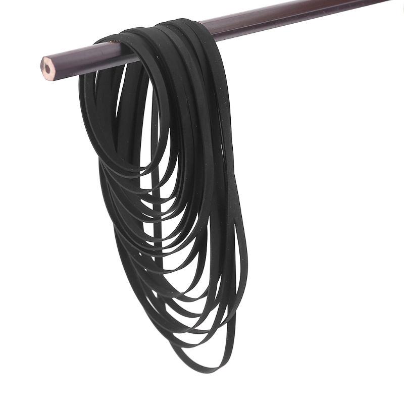 Резиновая лента проигрывателя шириной 5 мм, сменный плоский приводной ремень для виниловых проигрывателей, проигрывателей с ременным приводом