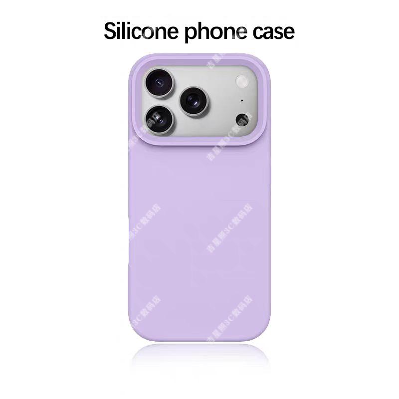 Высококачественный чехол из жидкого силикона для iPhone 13, 14, 15, 16, 17 Pro Max - Женская версия