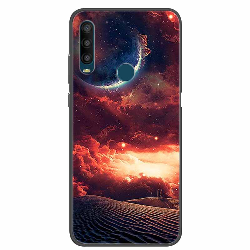 Чехол для Alcatel 1SE 2020, черный бампер, мягкий силиконовый чехол из ТПУ для телефона Alcatel 1SE 5030D 5030F 1 SE 2020, чехол с рисунком из мультфильма