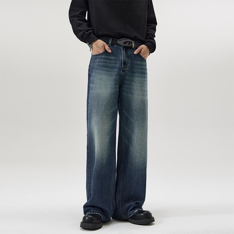 Мужские свободные джинсы y2k Vintage Casual Baggy Jeans Denim Pants Брюки Широкие брюки Джинсы для мужчин Streetwear