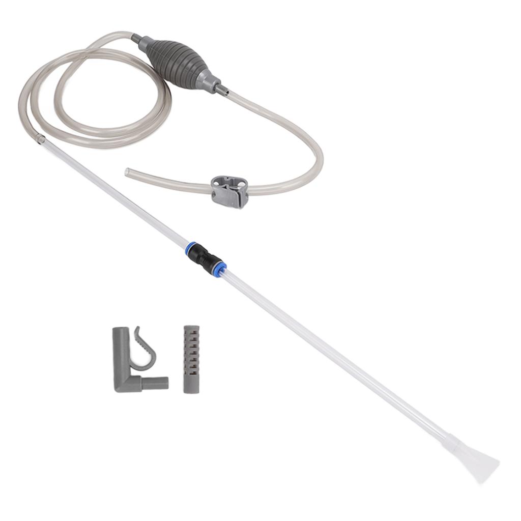 Aquarium Siphon Cleaner Plastic Siphon Sand Remover with 3 Nozzles for Fish Tank Cleaning Water ChangeStandard Type