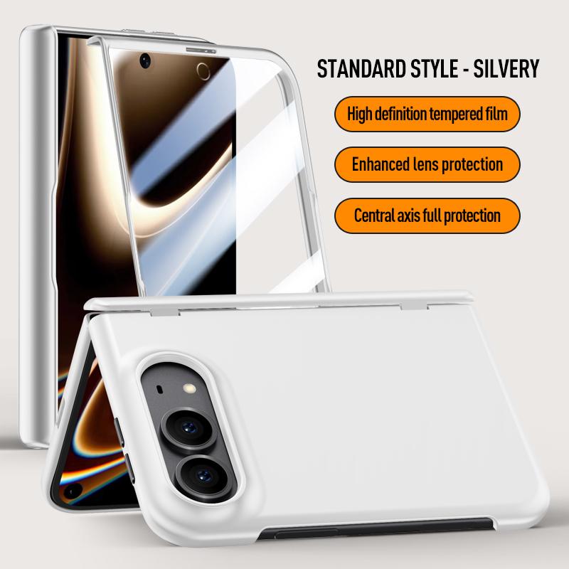For Magsafe Case For iPhone Ultra 5G Ultra-Thin Matte Magnetic Wireless Charging Hinge With Tempered Film Shockproof Back Cover