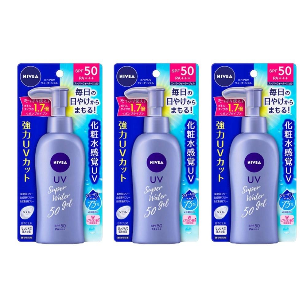 Nivea Защита от ультрафиолета Супер водный гелевый солнцезащитный крем SPF50 PA+++ Оригинал 140 мл