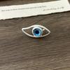 Корейский стиль Синий глаз Кольцо с пряжкой на палец Геометрические готические кольца Модный дизайн Кольца с глазом демона Пара
