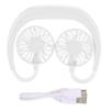 Игра Спорт Вентилятор Hands Free USB Перезаряжаемый Подвесной Вентилятор на Шею 3 Режима Регулировки(белый )