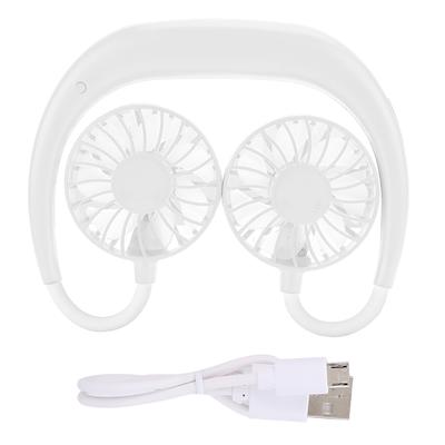 Игра Спорт Вентилятор Hands Free USB Перезаряжаемый Подвесной Вентилятор на Шею 3 Режима Регулировки(белый )