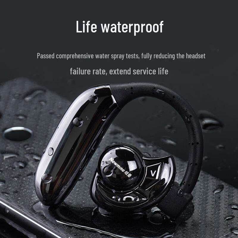 Беспроводная Bluetooth-гарнитура Newmine SL86 UFO с одним ушным крючком