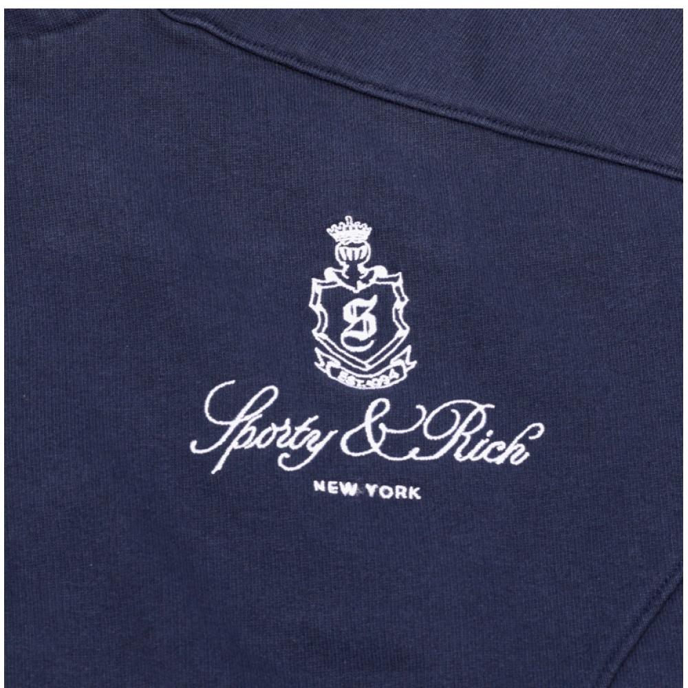 Спортивная   Женская толстовка на молнии до середины Dark Navy St073606231bl106