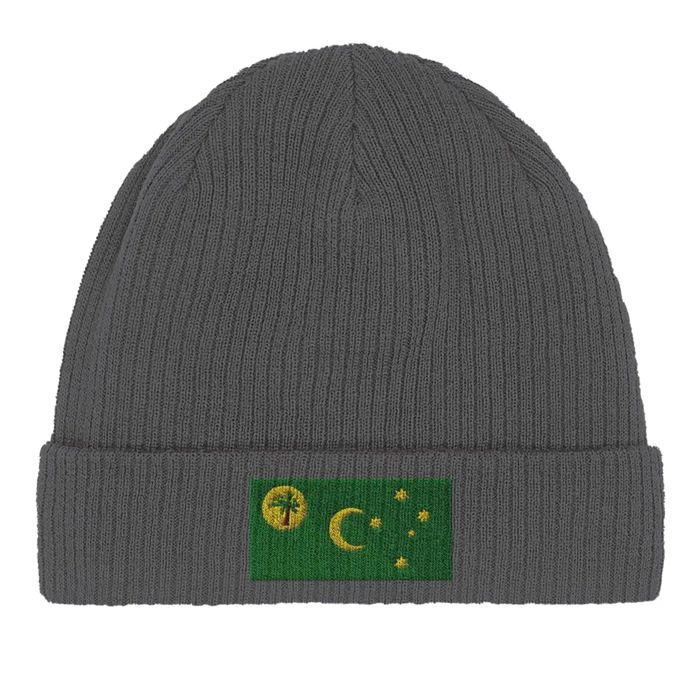 Bonnet Drapeau Îles Cocos En Gris