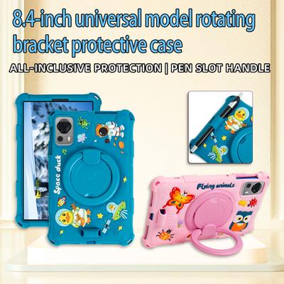 Мультяшный Космос Вращающийся Чехол для Alldocube iPlay 50 60 mini Pro 8.4" Мягкий Силиконовый Чехол-Подставка с Ремешком и Держателем для Стилуса
