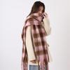 Women's Blue Plaid Versatile Cashmere-Feel Scarf (2025 Fashion)