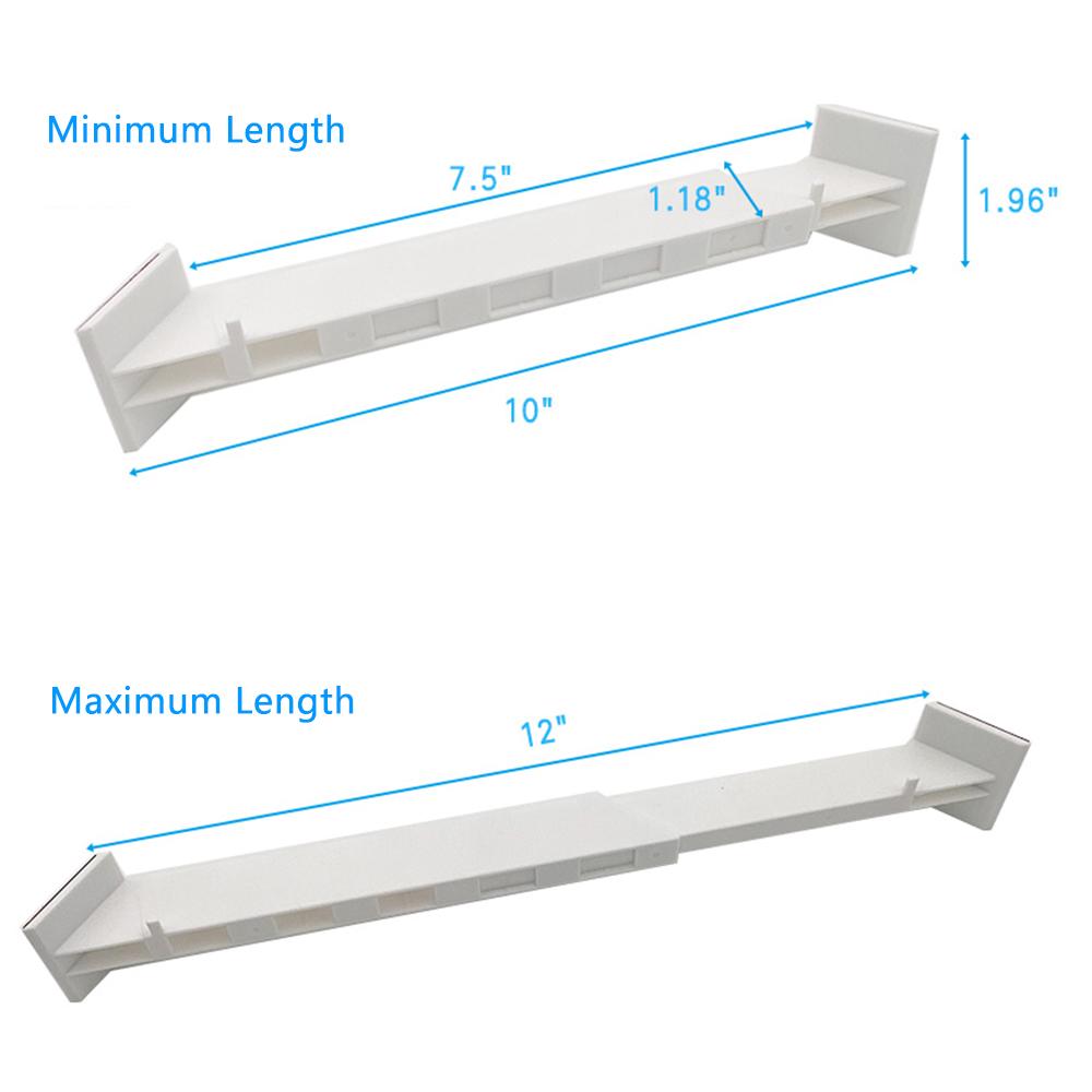 Дорожный душ для автодома, угловая полка для хранения, штанга, регулируемая длина, угловая полка для душа, стик