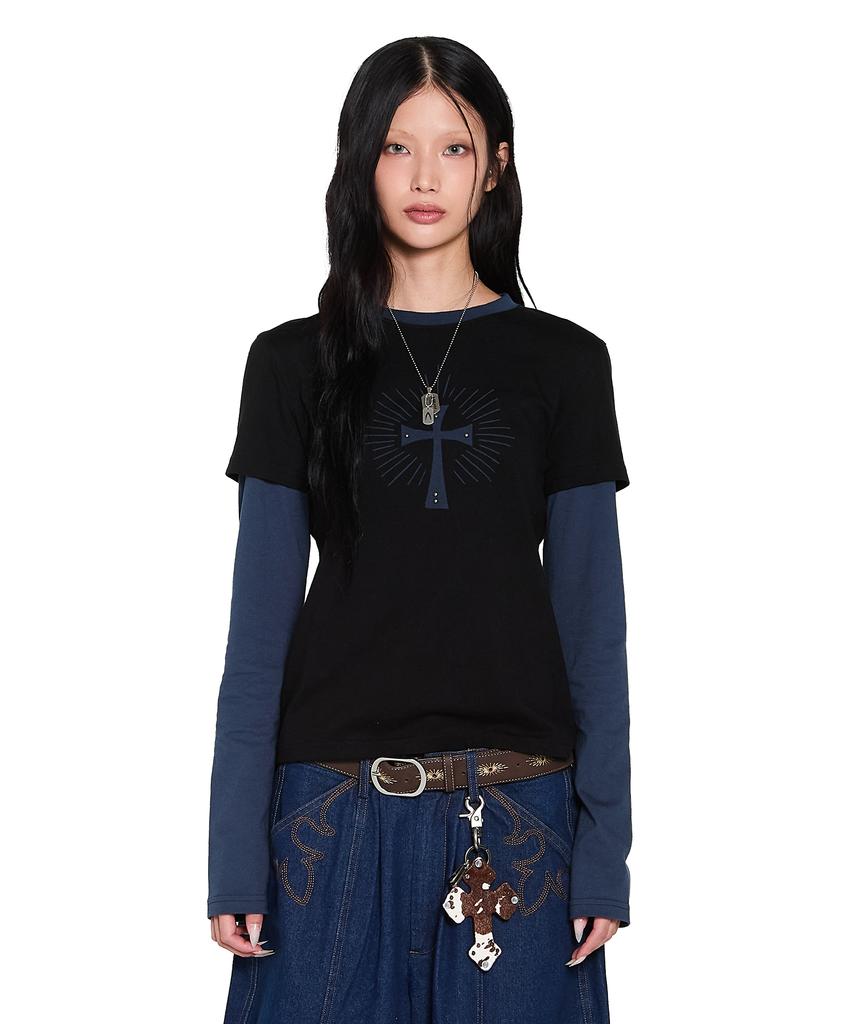 AAKAM Wings Layered Long Sleeve (Black)