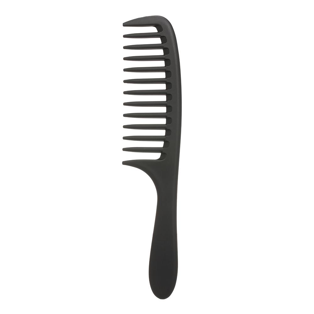 Wide Tooth Comb Detangling Hair Wide Comb Round Teeth Hair Comb Carbon Antistatic Comb