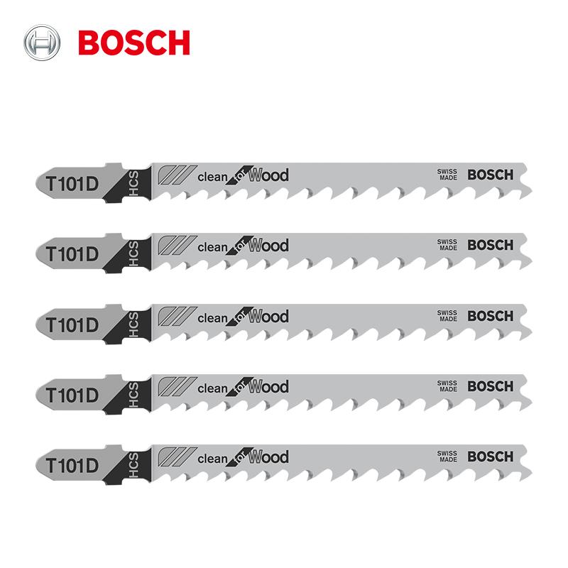 Bosch Пильное полотно для плавной резки дерева 100 мм, 5 штук в упаковке