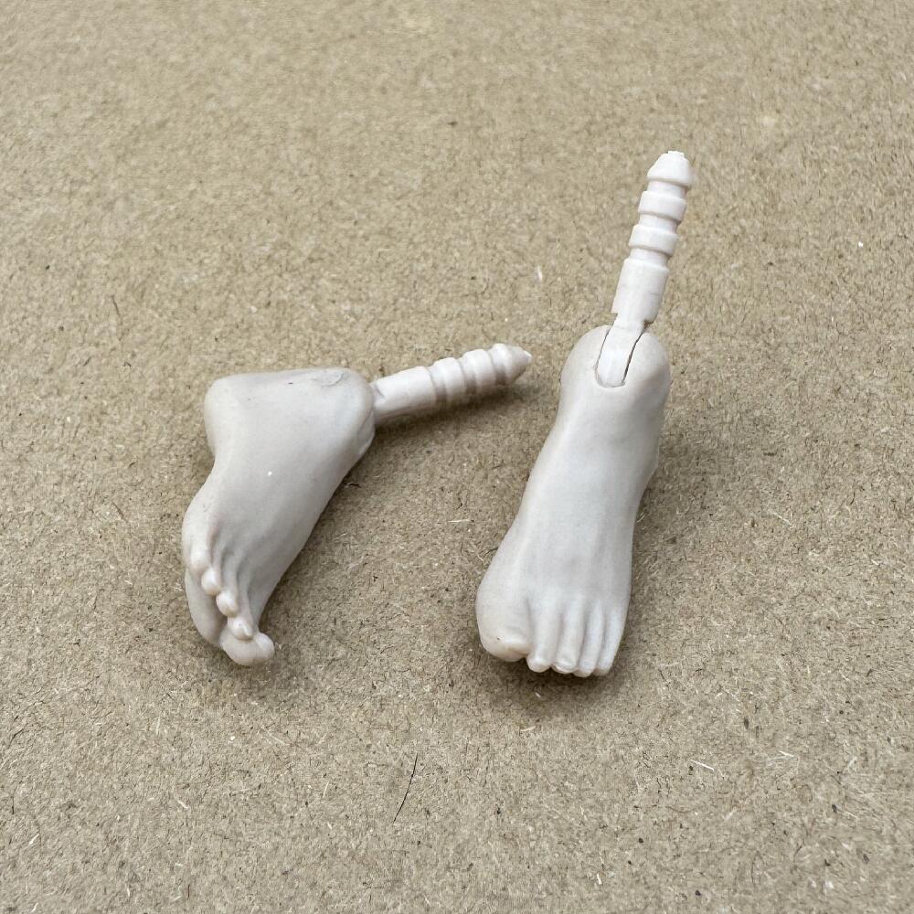 1 пара MENGF Япония Белые Сменные Руки с Длинными Ногтями Разные Жесты Универсальные для Куклы 1/6 FR/IT DIY Маникюр