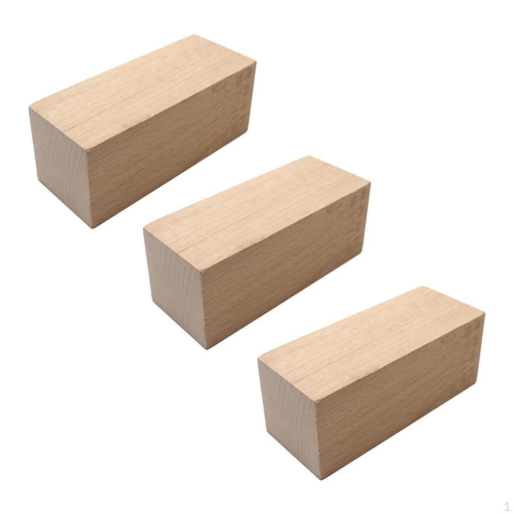 Липовые резные блоки Липовое дерево Ручная работа Необработанный блок Деревянный набор для мастерской