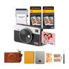 Фотопринтер KODAK Mini Shot 2 Retro 4PASS Instant Camera 8 камер 60 аксессуаров Белый 2-в-1 и (5,3x8,6см) + + Комплект,