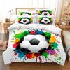 Комплект постельного белья для тенниса, спортивная тема, зеленый пододеяльник, комплект постельного белья с 3D-дизайном, детский комплект постельного белья с пододеяльником в стиле королевы