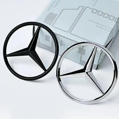 Новый Для Mercedes Benz 3D ABS Черная Звезда Логотип Заднего Багажника Для Mercedes Benz W203 W204 W205 W212 W213 W176 W177 W222 W223 W117 W246