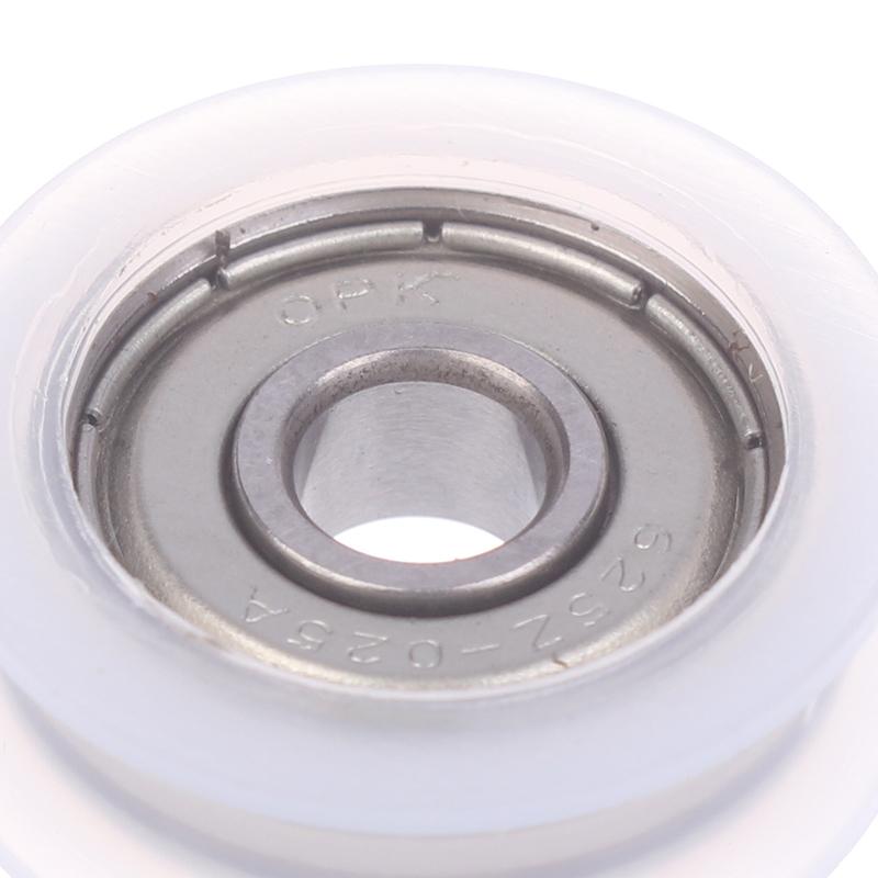 1 шт. 625Zz 5*20*7 мм плоский роликовый ролик для мебели, двери, окна, витрины, направляющие, аксессуары, U-образная канавка подшипникового шкива