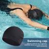 Силиконовая шапочка для плавания для коротких длинных волос 3D защита ушей Унисекс Водонепроницаемая для плавания