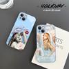 Singer S-Sabrina C-Carpenter Phone Case For IPhone 14 13 12 Mini 11 Pro XS Max X XR 14 Plus Tempered Glass Cover