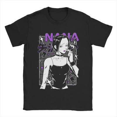 Футболка NANA Osaki Повседневная Харадзюку Уличная одежда Японская одежда Футболка Мода Рок Панк Короткие Короткие рукава Большой размер Свободная футболка
