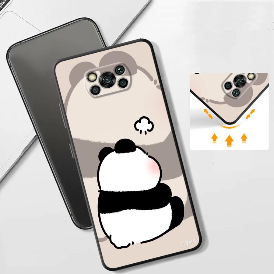 Мультяшный милый чехол-панда для Xiaomi Poco F8 C61 M5 C71 M3 M4 M7 Pro C50 C75 F3 X3 X4 X5 X7 Pro F1 Funda Чехол для телефона