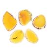 Agate Geode Slice Stone Brazil Healing Jewelry Accessories Home Decoration DIY Quartz Pendant