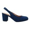 Where's That From Womens/Ladies Edith Suede Sling Back Wide Block Heel Shoes