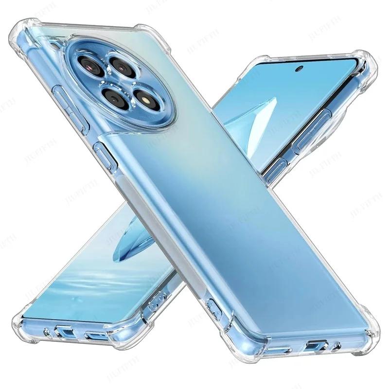 Shockproof Airbag TPU Case For OnePlus 13 One Plus 12 11 R 10 Pro 10T Protective Cover Transparent Silicone Capa Fundas Coque