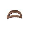 Safe Elastic Plastic Hair Claw Korean Style Solid Color Shark Clip Semilune Shaped Hair Claw  Girls