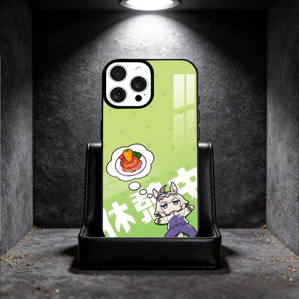 Чехол для телефона U-Uma M-Musume O-Oguri C-Cap для iPhone 14,16,15,13,17,12,Plus,Pro,Max Магнитный для Magsafe Матовый Чехол