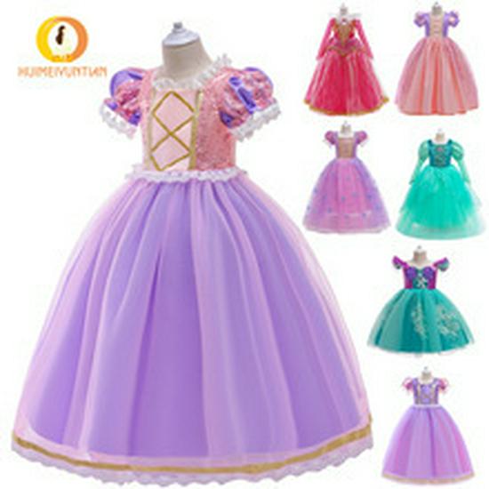 Праздничное платье для девочек с единорогом - Детская юбка и платье с рисунком единорога