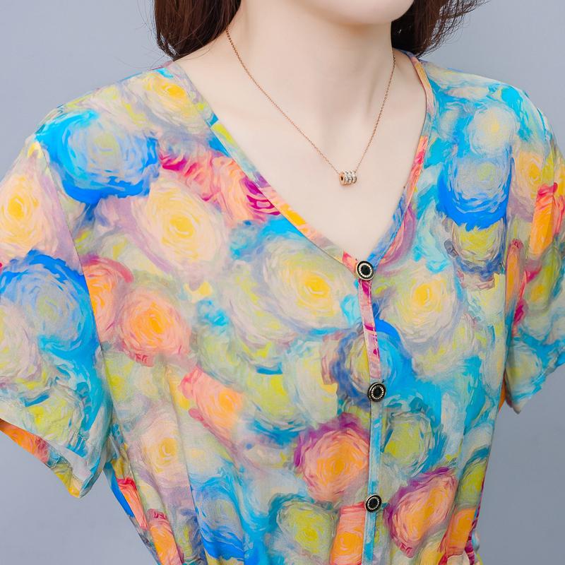 Элегантные женские платья летние большие размеры винтажная одежда с коротким рукавом повседневное длинное платье