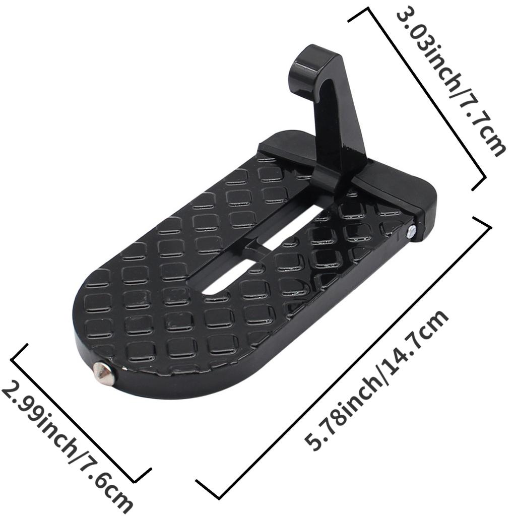 Новый багажник на крышу автомобиля, складной шаг двери автомобиля, многофункциональный универсальный крючок с защелкой, вспомогательная педаль, безопасный молоток из алюминиевого сплава