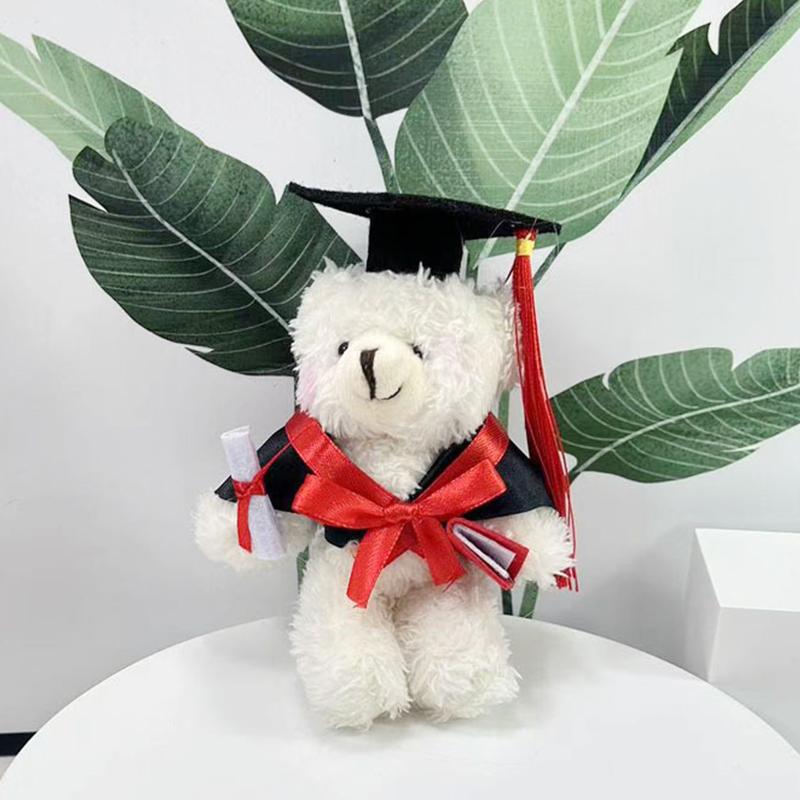 1 шт. Выпускной букет аксессуары товары для рукоделия плюшевый мишка мягкий докторский медведь DIY цветок выпускной докторский плюшевые мишки 13x8 см