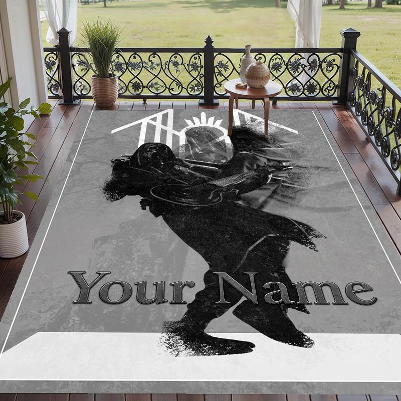 Custom Text Sleep Token Pattern Floor Rug Soft Indoor Carpet Mat Living Room Bedroom