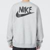 Nike Мужская флисовая толстовка с круглым вырезом и принтом логотипа HBR CB, серая DQ4073-063